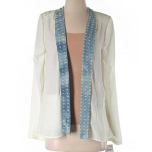 New Nordstrom Love Rich Boho Blazer Cardigan Style Top